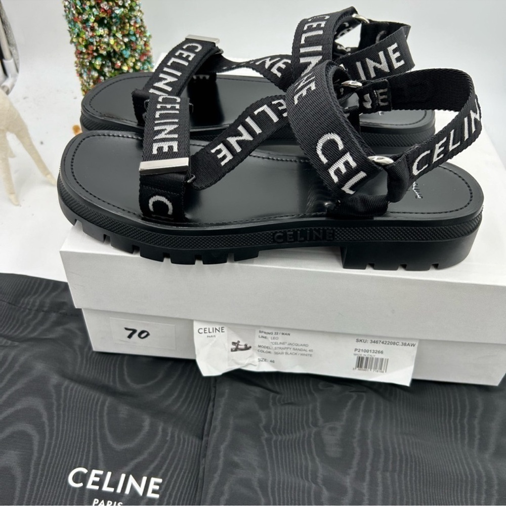 Man, Celine, Leo strappy sandals size 46 in Italy - Picture 5 of 10